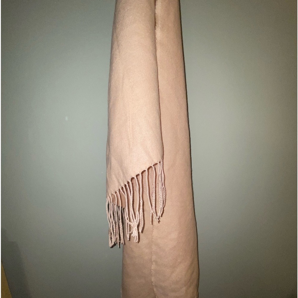 Blush pink scarf